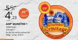 E.Leclerc AOP* MUNSTER offre