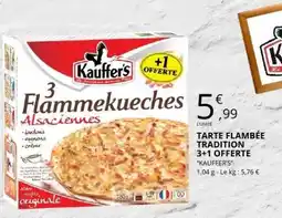 E.Leclerc TARTE FLAMBÉE TRADITION 3+1 OFFERTE offre