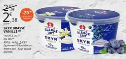 E.Leclerc SKYR BRASSÉ VANILLE offre