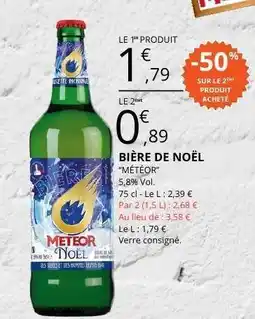 E.Leclerc BIÈRE DE NOËL offre