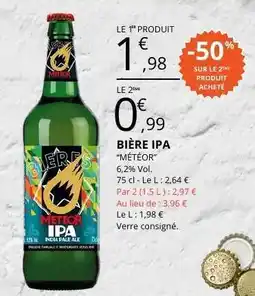 E.Leclerc BIÈRE IPA “MÉTÉOR” offre