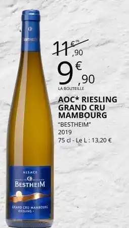 E.Leclerc AOC* RIESLING GRAND CRU MAMBOURG offre