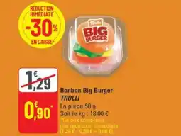 G20 TROLLI Bonbon Big Burger offre