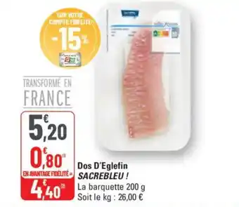 G20 SACREBLEU ! Dos D'Eglefin offre