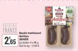 G20 BAHIER Boudin traditionnel Antillais offre