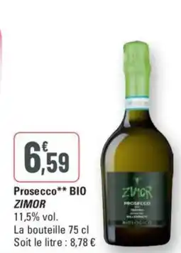 G20 ZIMOR Prosecco bio offre