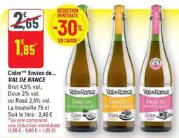 G20 VAL DE RANCE Cidre Envies de... offre