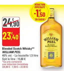 G20 WILLIAM PEEL Blended Scotch Whisky offre