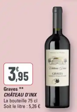G20 CHÂTEAU D'INX Graves offre
