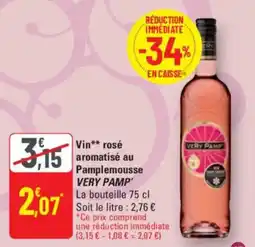 G20 VERY PAMP Vin rosé aromatisé au Pamplemousse offre
