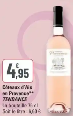 G20 TENDANCE Côteaux d'Aix en Provence offre