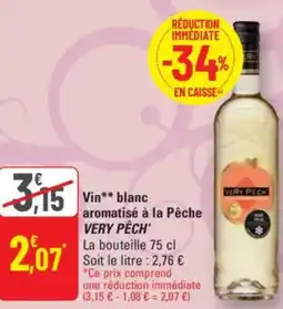 G20 VERY PÊCH Vin blanc aromatisé à la Pêche offre