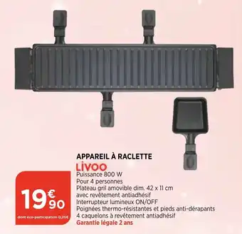 Bi1 Appareil à Raclette offre