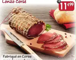 Maximo Lonzo corse offre