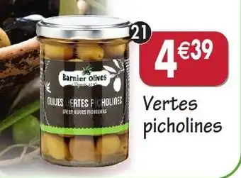 Maximo Olives vertes picholines offre