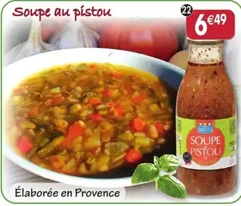 Maximo Soupe au pistou offre