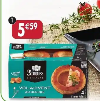 Maximo 4 vol-au-vent au beurre offre