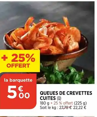 Bi1 Queues de Crevettes offre