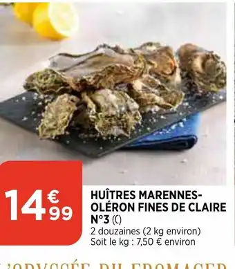 Huîtres Marennes