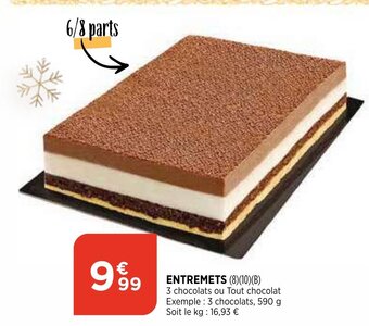 Bi1 Entremets offre