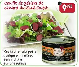 Maximo Confit de gésiers de canard offre