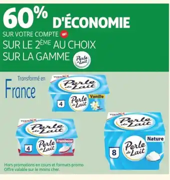 Auchan PERLE DE LAIT Sur la gamme offre