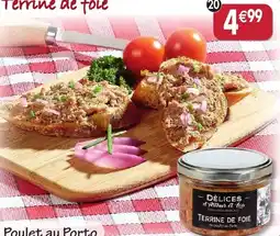 Maximo Terrine de foie de poulet au Porto offre