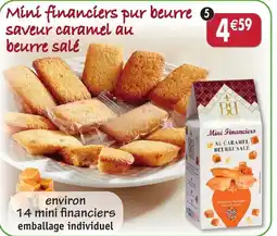 Maximo Mini financiers pur beurre saveur caramel au beurre salé offre