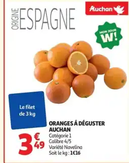 Auchan AUCHAN Oranges á déguster offre