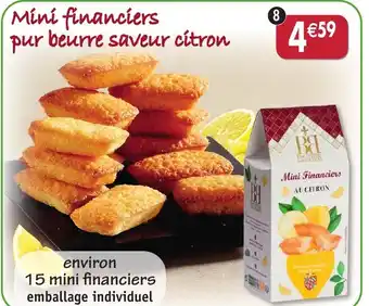 Maximo Mini financiers pur beurre saveur citron offre