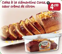 Maximo Cake à la clémentine française coeur lemon curd offre