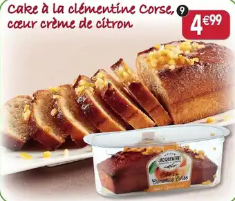 Maximo Cake à la clémentine française coeur lemon curd offre