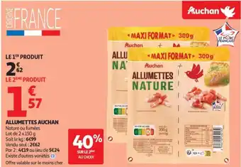 Auchan AUCHAN Allumettes offre