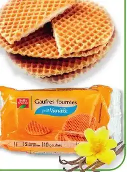 Maximo 10 gaufres fourrées goût vanille offre