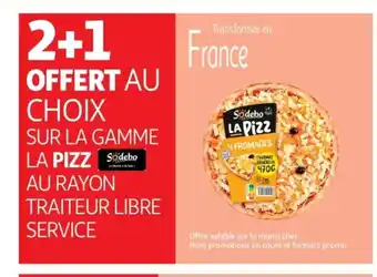 Auchan Sur la gamme la pizz offre