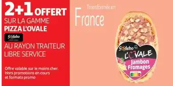 Auchan Sur la gamme pizza l'ovale offre