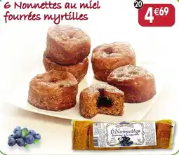 Maximo 6 nonnettes au miel offre