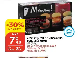 Bi1 Assortiment de Macarons offre