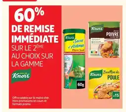 Auchan KNORR Sur la gamme offre