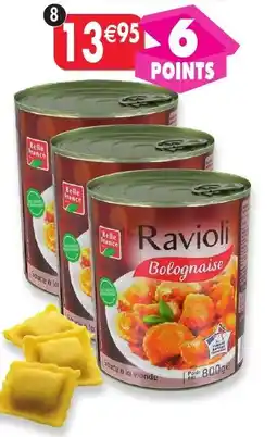 Maximo Lot de 3 boîtes 4/4 de ravioli bolognaise offre