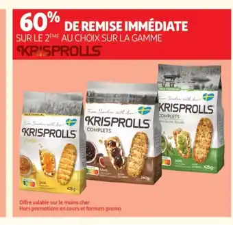 Auchan KRISPROLLS Sur la gamme offre