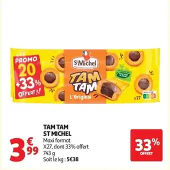 Auchan ST MICHEL Tam tam offre