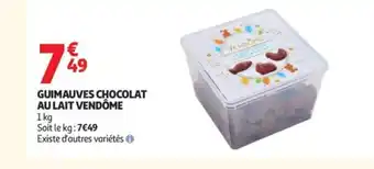 Auchan VENDÔME Guimauves chocolat au lait offre