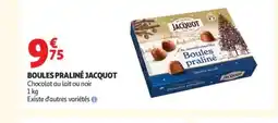 Auchan JACQUOT Boules praliné offre