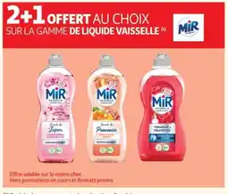 Auchan MIR Sur la gamme de liquide vaisselle offre