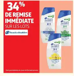 Auchan HEAD SHOULDERS Sur les lots offre
