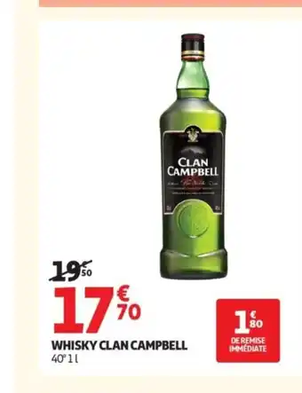 Auchan CLAN CAMPBELL Whisky offre