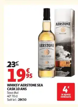 Auchan AERSTONE SEA CASK Whiksy offre