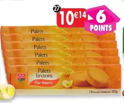 Maximo Lot de 6 paquets de palets. bretons pur beurre offre