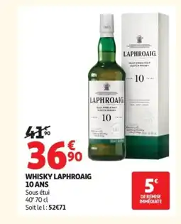 Auchan LAPHROAIG Whisky offre